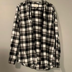 Men’s American Eagle Hooded Flannel